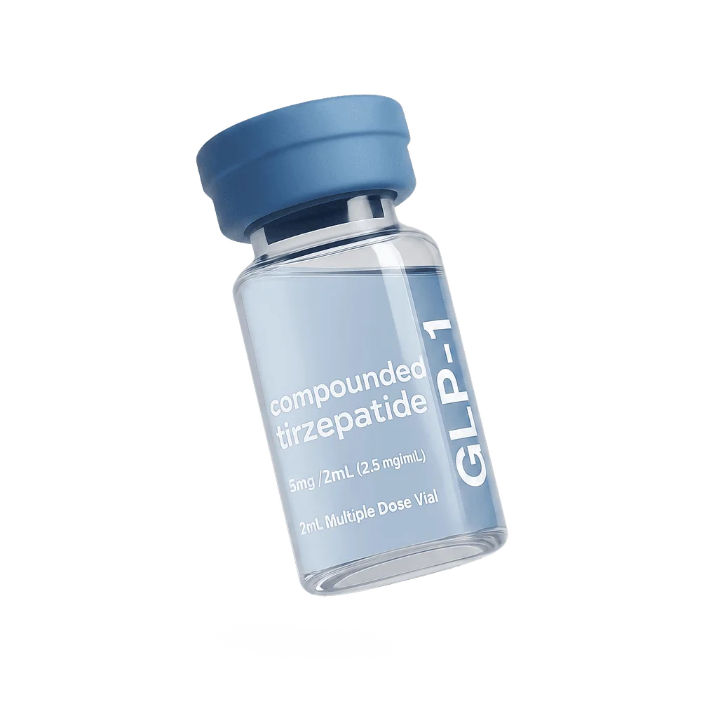 Compounded Tirzepatide vial